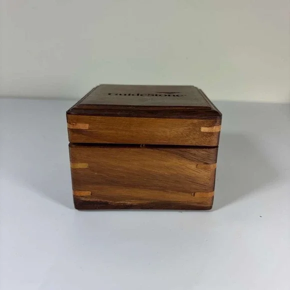 Vintage Boxed Gimbaled Brass Compass Engraved With Psalm 32:8 Guidestone - Picture 5 of 6